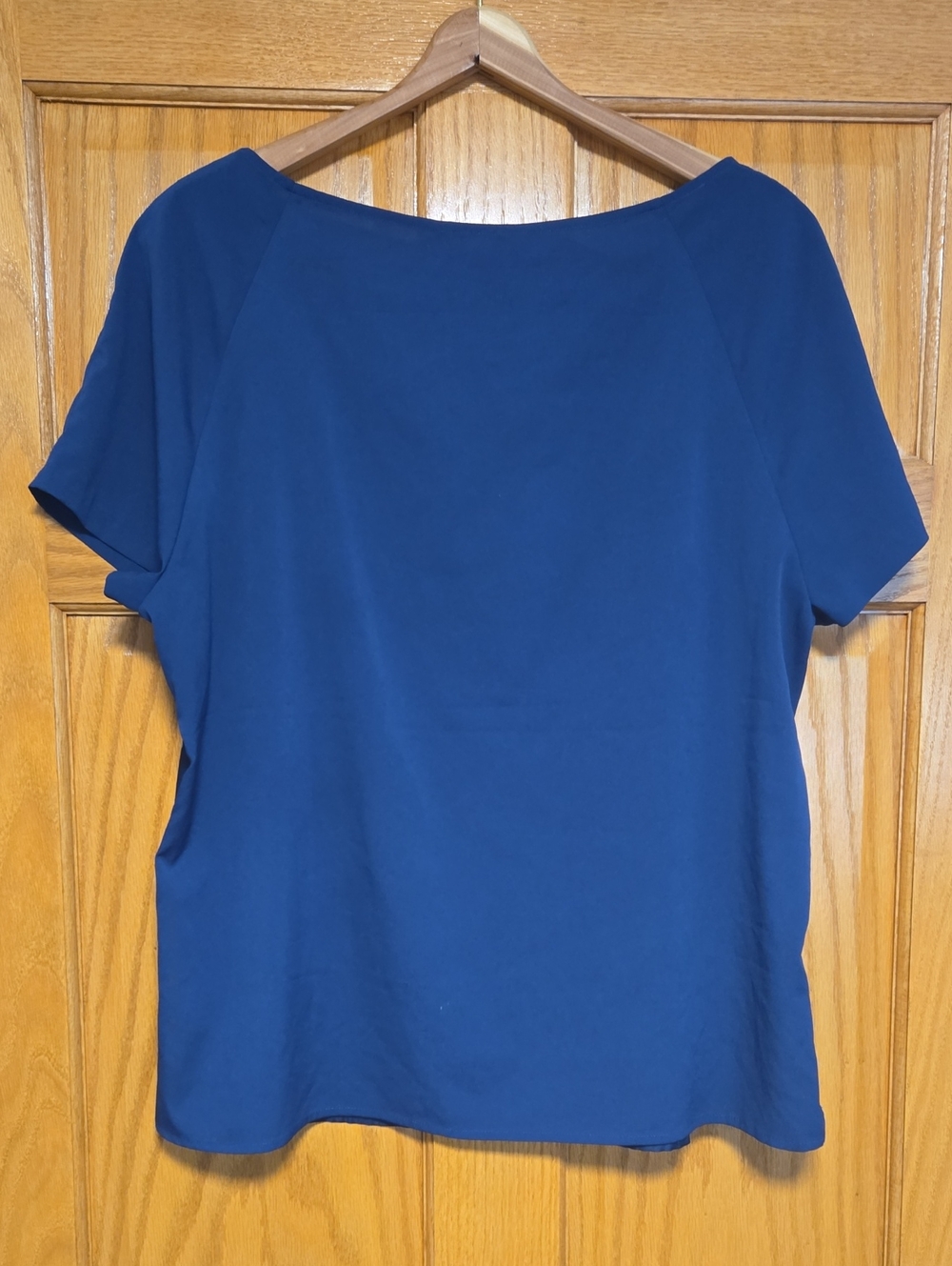 Banana Republic Navy Short-Sleeve Top with Blue & Red Mandala - Picture 3 of 7